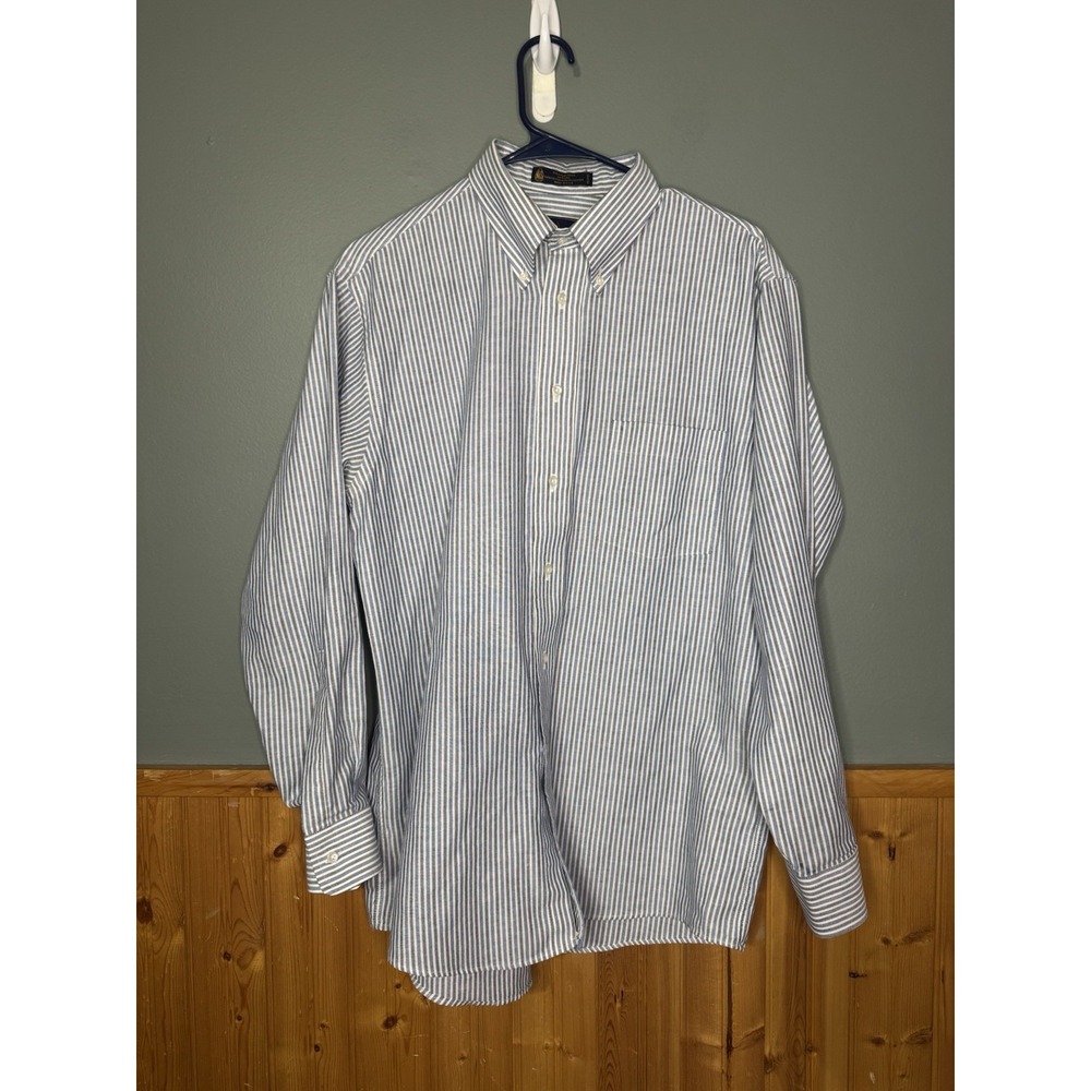Arrowhead Men's Oxford Button Up‎ Shirt Size Medium 16-32/33